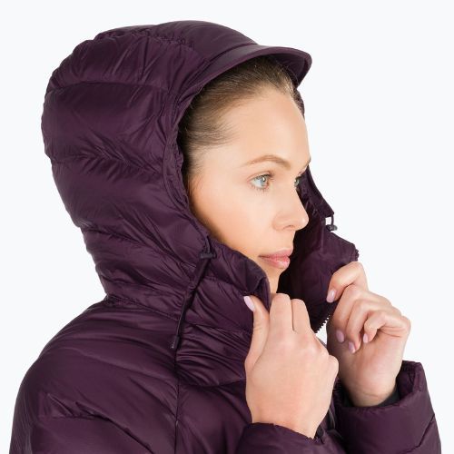 Kurtka puchowa damska Jack Wolfskin Nebelhorn Down Hoody grapevine