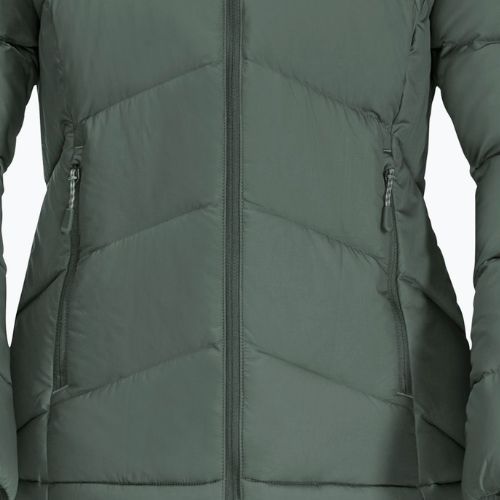 Kurtka puchowa damska Jack Wolfskin Herzberg Down hedge green