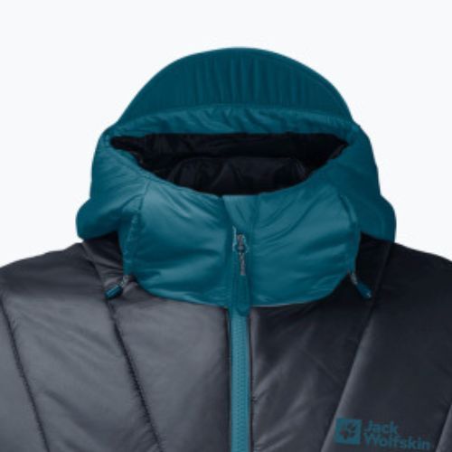 Kurtka puchowa męska Jack Wolfskin Nebelhorn Down Hoody blue coral