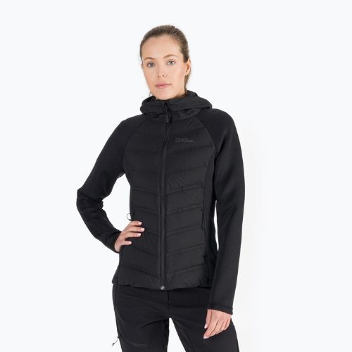 Kurtka hybrydowa damska Jack Wolfskin Tasman Down Hybrid black