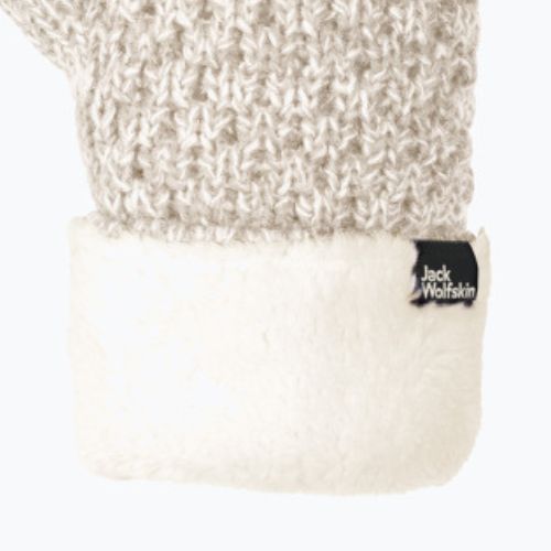 Rękawice zimowe damskie Jack Wolfskin Highloft Knit winter pearl