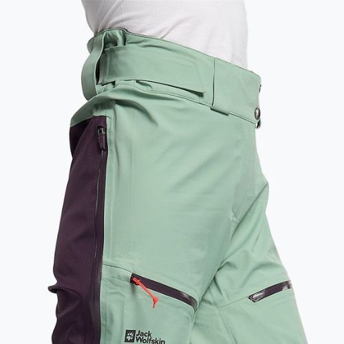 Spodnie skiturowe damskie Jack Wolfskin Alpspitze 3L granite green