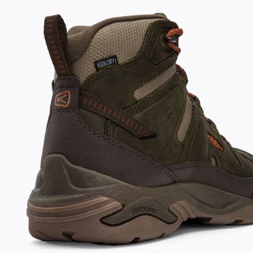 Buty trekkingowe męskie KEEN Circadia Mid WP dark olive/potters clay