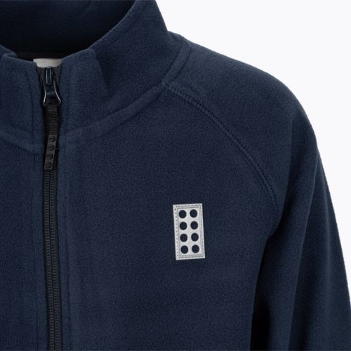 Bluza polarowa dziecięca LEGO Lwsinclair 703 dark navy