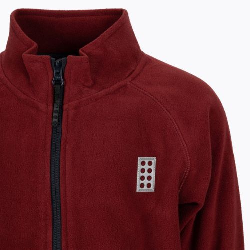 Bluza polarowa dziecięca LEGO Lwsinclair 703 dark red