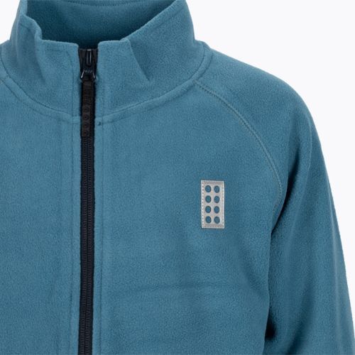 Bluza polarowa dziecięca LEGO Lwsinclair 703 dusty blue