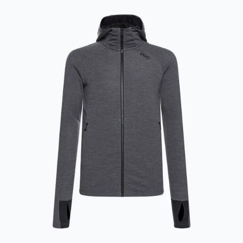 Bluza męska POC Merino Zip Hood sylvanite grey melange