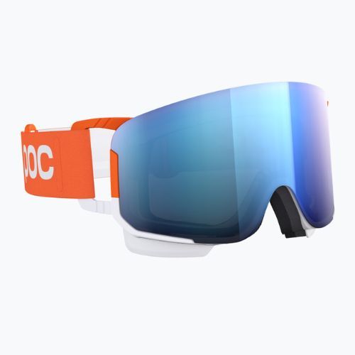 Gogle narciarskie POC Nexal Clarity Comp fluorescent orange/hydrogen white/spektris blue