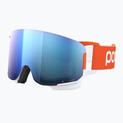 Gogle narciarskie POC Nexal Clarity Comp fluorescent orange/hydrogen white/spektris blue