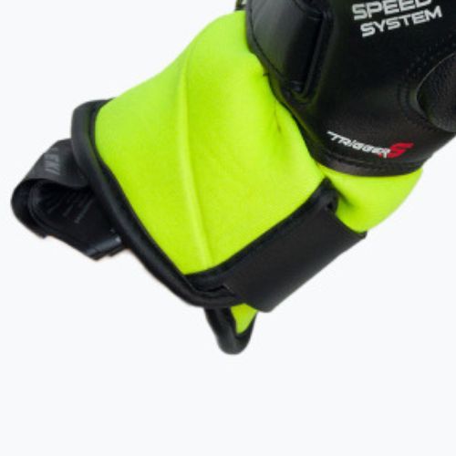 Rękawice narciarskie męskie LEKI Worldcup Race Flex S Speed System black/ice lemon