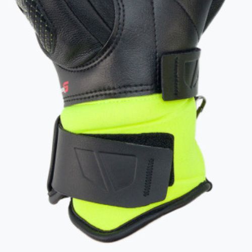 Rękawice narciarskie męskie LEKI Worldcup Race Flex S Speed System black/ice lemon
