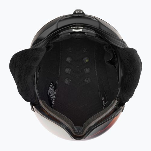 Kask narciarski CASCO SP-2 Carbonic Visor black