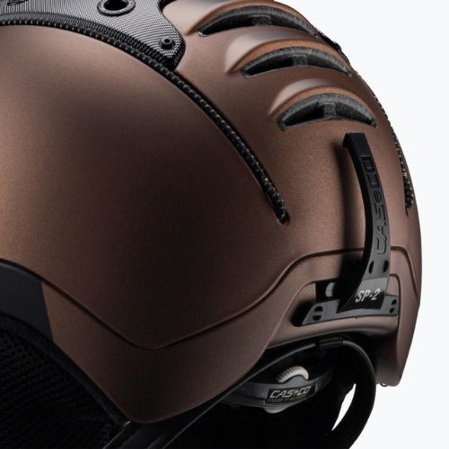Kask narciarski CASCO SP-2 Visor Carbonic brown