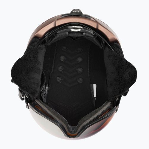 Kask narciarski CASCO SP-2 Visor Carbonic brown