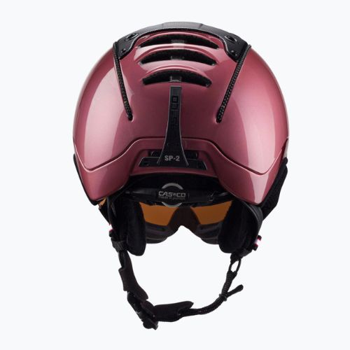 Kask narciarski CASCO SP-2 Carbonic Visor black/rose