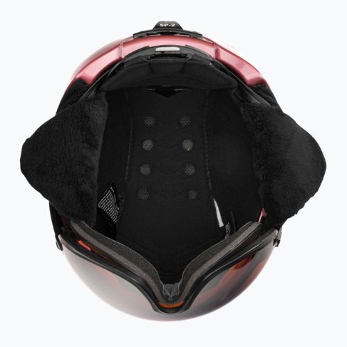 Kask narciarski CASCO SP-2 Carbonic Visor black/rose