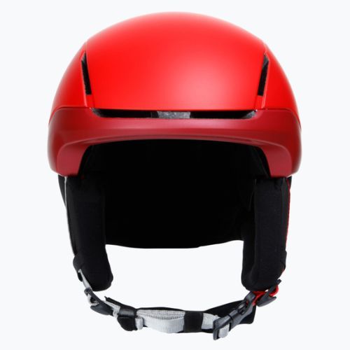 Kask narciarski dziecięcy Dainese Scarabeo Elemento Jr metallic red/white logo