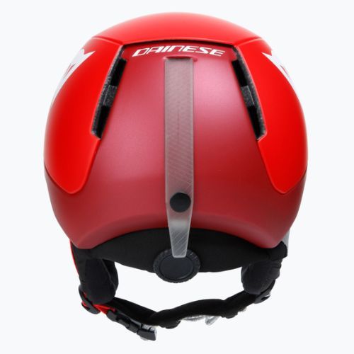 Kask narciarski dziecięcy Dainese Scarabeo Elemento Jr metallic red/white logo