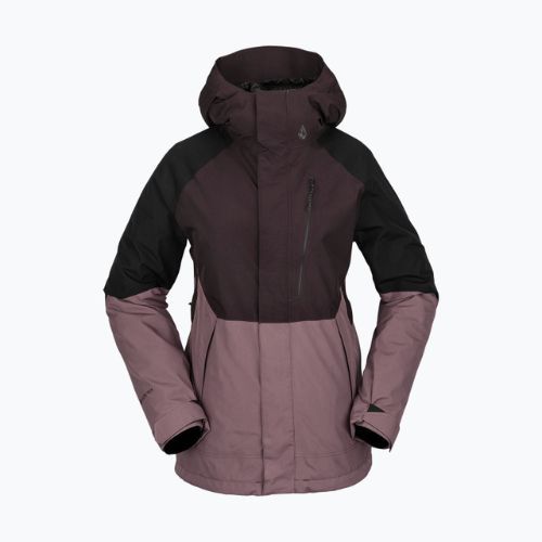 Kurtka snowboardowa damska Volcom Aris Ins Gore black plum