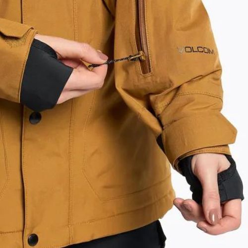 Kurtka snowboardowa damska Volcom Ell Ins Gore-Tex caramel