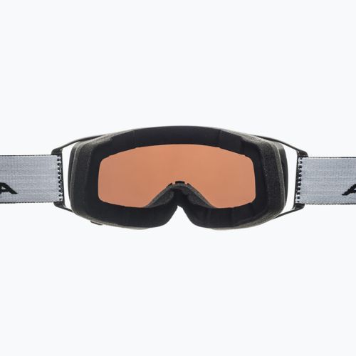 Gogle narciarskie Alpina Double Jack Mag Q-Lite black matt/mirror black