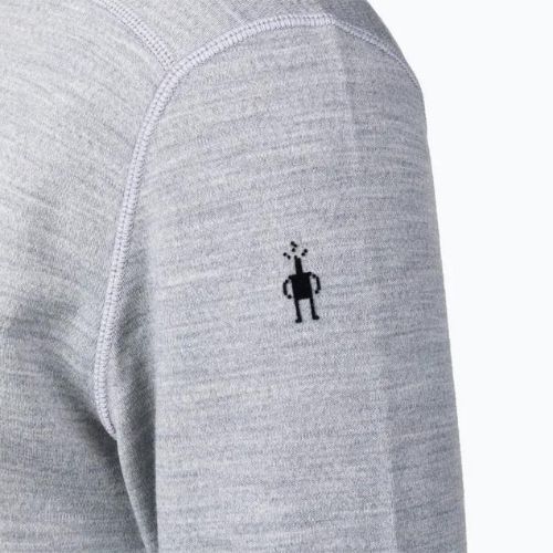 Bluza termoaktywna męska Smartwool Merino 250 Baselayer Crew Boxed light gray heather