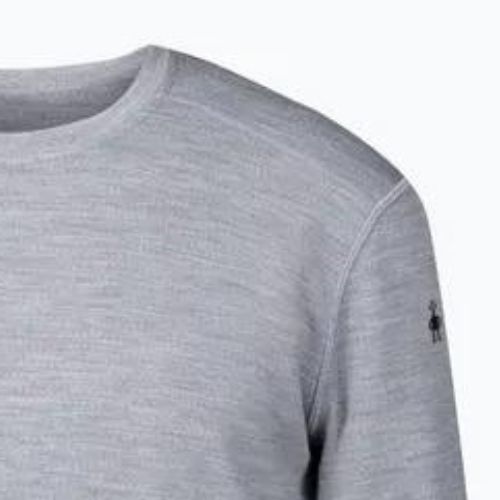 Bluza termoaktywna męska Smartwool Merino 250 Baselayer Crew Boxed light gray heather