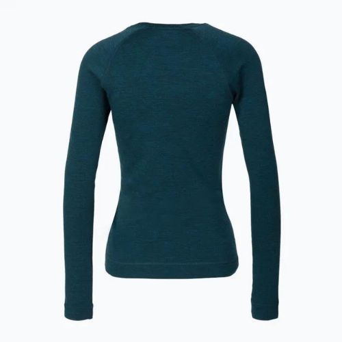 Longsleeve termoaktywny damski Smartwool Merino 250 Baselayer Crew Boxed twilight blue heather