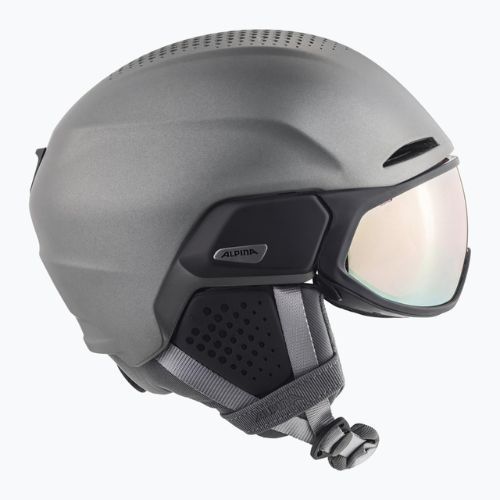 Kask narciarski Alpina Alto QV gunmetal matt