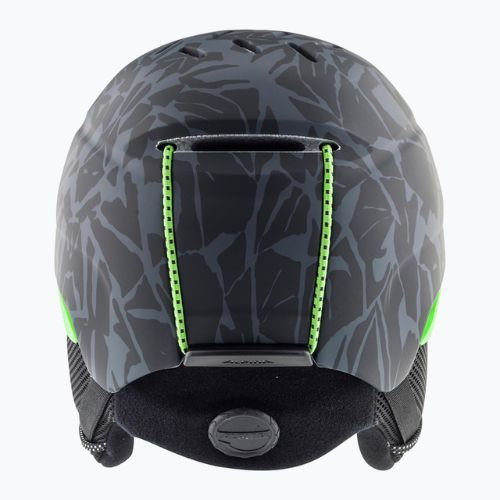 Kask narciarski dziecięcy Alpina Pizi black/green camo matt