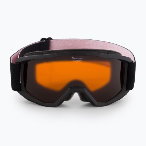 Gogle narciarskie dziecięce Alpina Piney black/ rose matt/ orange