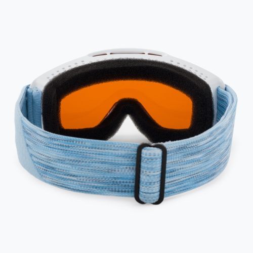 Gogle narciarskie dziecięce Alpina Piney white/ skyblue matt/ orange