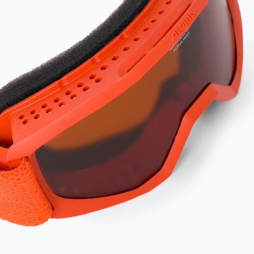 Gogle narciarskie dziecięce Alpina Piney pumpkin matt/ orange