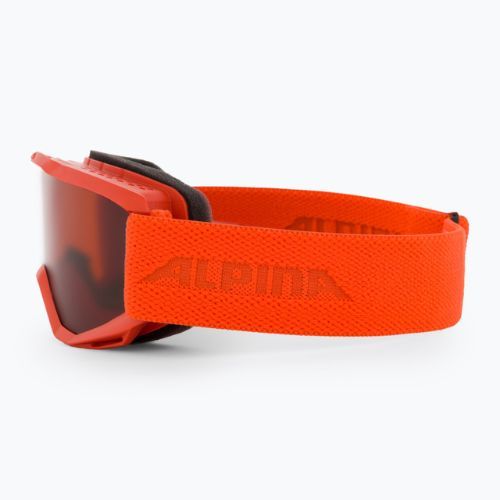 Gogle narciarskie dziecięce Alpina Piney pumpkin matt/ orange