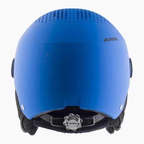 Kask narciarski dziecięcy Alpina Zupo Visor Q-Lite blue matt