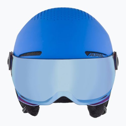 Kask narciarski dziecięcy Alpina Zupo Visor Q-Lite blue matt