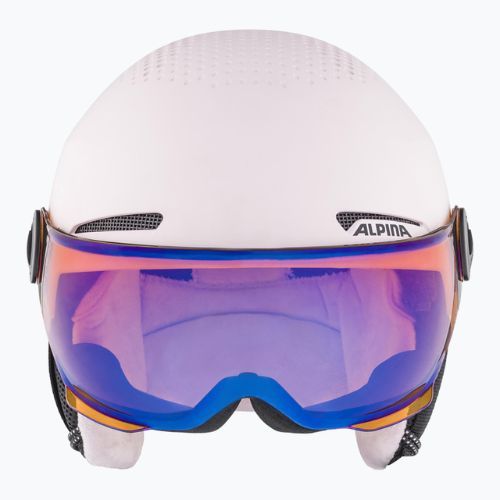 Kask narciarski dziecięcy Alpina Zupo Visor Q-Lite rose matt