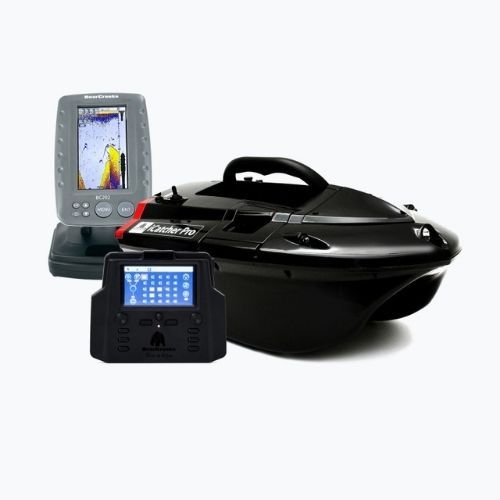 Łódka zanętowa BearCreeks iPilot40 z GPS Autopilot System + Echosonda BC202 czarna IPILOT40.BLACK
