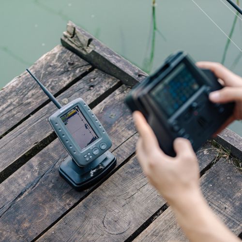 Łódka zanętowa BearCreeks iPilot50 z GPS Autopilot System + Echosonda BC202 czarna IPILOT50.BLACK