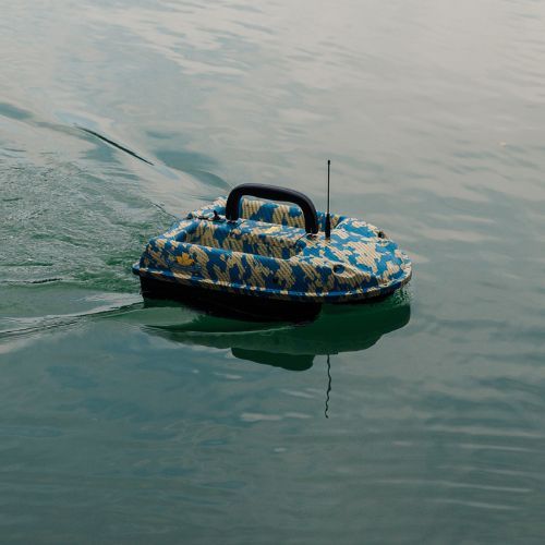 Łódka zanętowa BearCreeks iPilot50 Camo z GPS Autopilot System + Echosonda BC202 camou IPILOT50.CAMOU