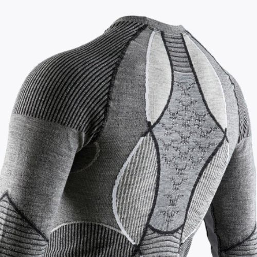 Longsleeve termoaktywny męski X-Bionic Apani 4.0 Merino black/grey/white