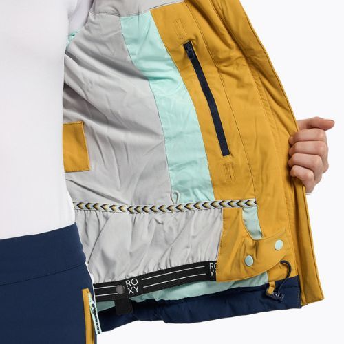 Kurtka snowboardowa damska ROXY Peak Chic Softshell honey
