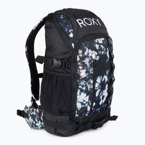 Plecak snowboardowy ROXY Tribute 23 l true black black flowers