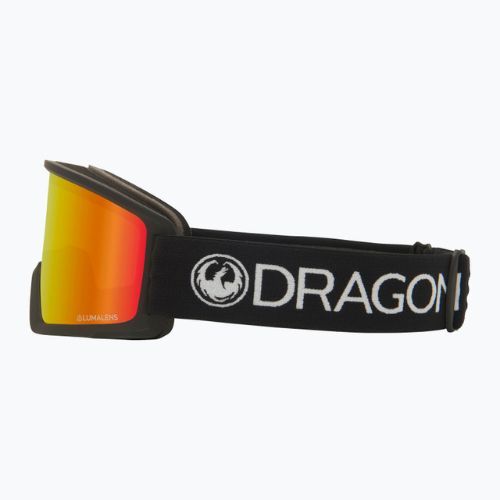 Gogle narciarskie DRAGON DX3 OTG black/lumalens red ion