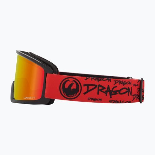 Gogle narciarskie DRAGON DX3 OTG tag/lumalens red ion