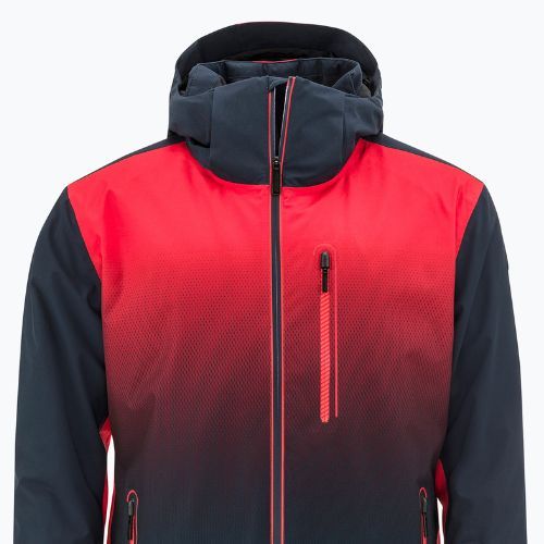 Kurtka narciarska męska HEAD Supershape ski print m/red