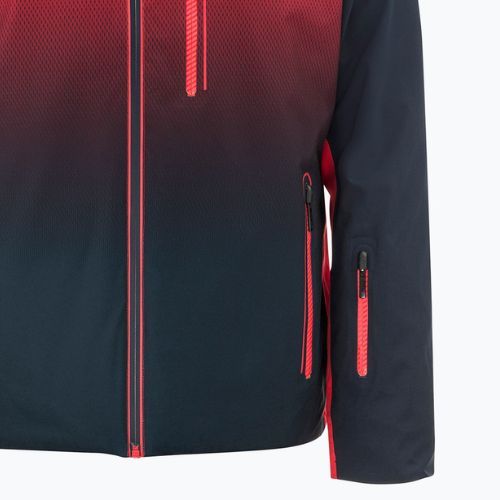 Kurtka narciarska męska HEAD Supershape ski print m/red