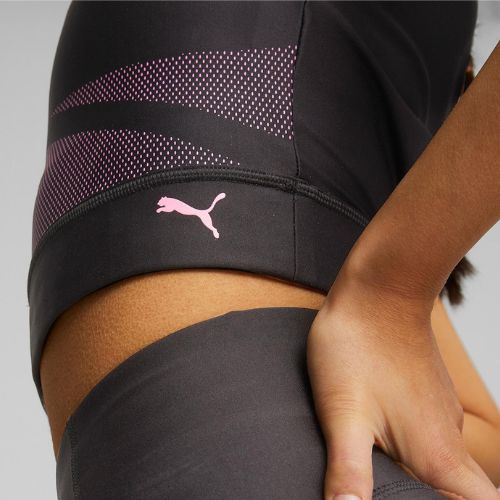 Top treningowy damski PUMA Eversculpt Fitted Koszulka puma black/sunset pink