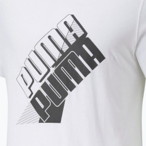 Koszulka męska PUMA Power Logo puma white