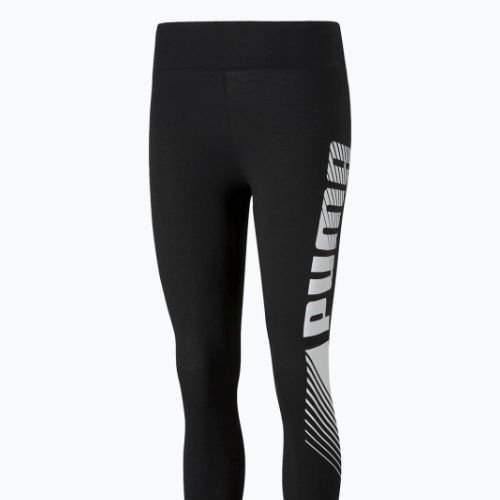Legginsy treningowe damskie PUMA ESS Graphic puma black